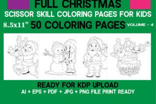 Christmas Scissor Skill Activity Pages Graphic by ArT DeSiGn · Creative ...