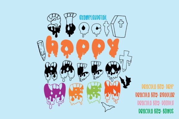 Dracula Boy Font - Preview 1