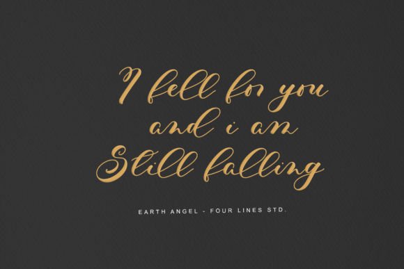 Earth Angel Font - Preview 3