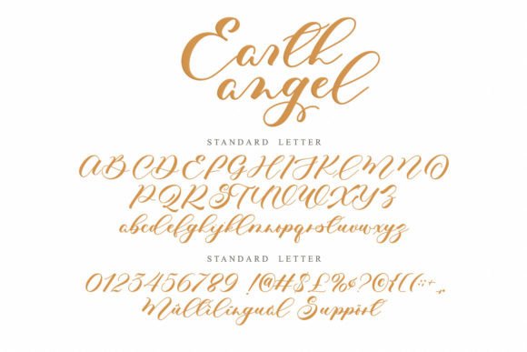 Earth Angel Font - Preview 5