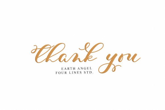 Earth Angel Font - Preview 6