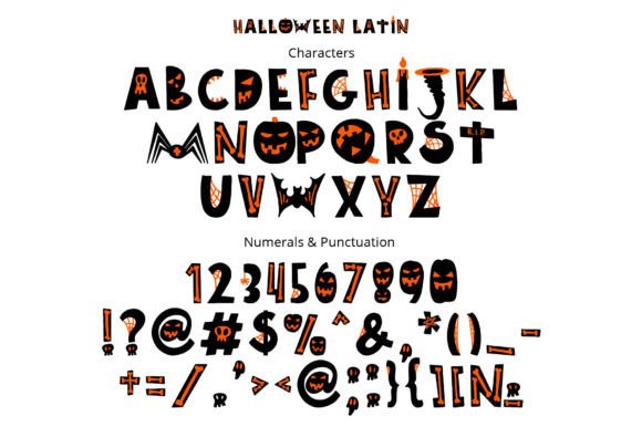 Halloween Font - Preview 1