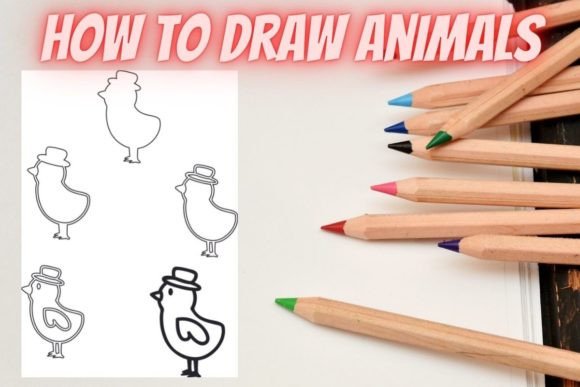 How to Draw Animals Step by Step-Chick
