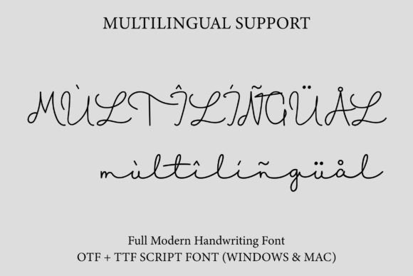 Liona Font PNG with transparent background - Preview 4