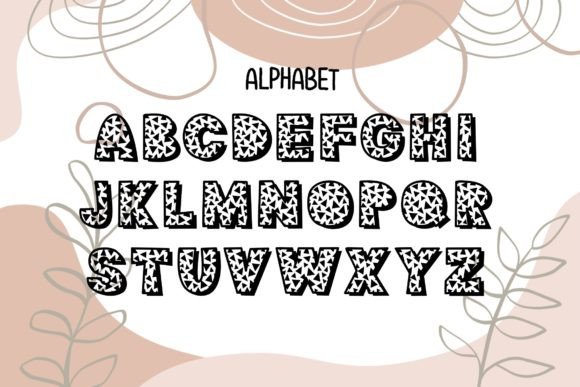Little Trio Font PNG with transparent background - Preview 1