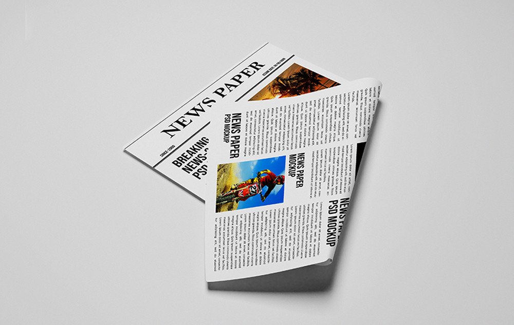 Newspaper Mockup Graphic by sujhonsharma · Creative Fabrica