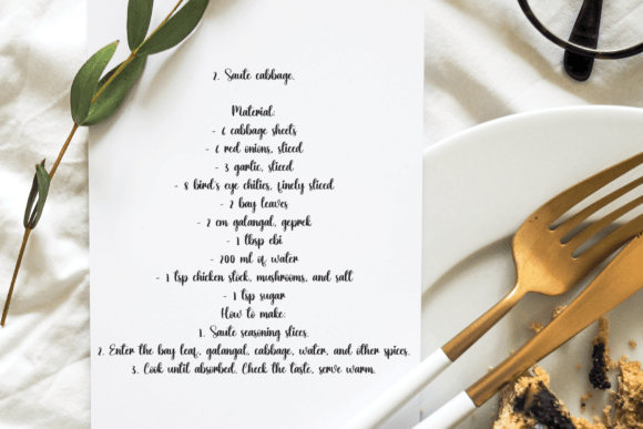 Onegreen Font PNG with transparent background - Preview 2