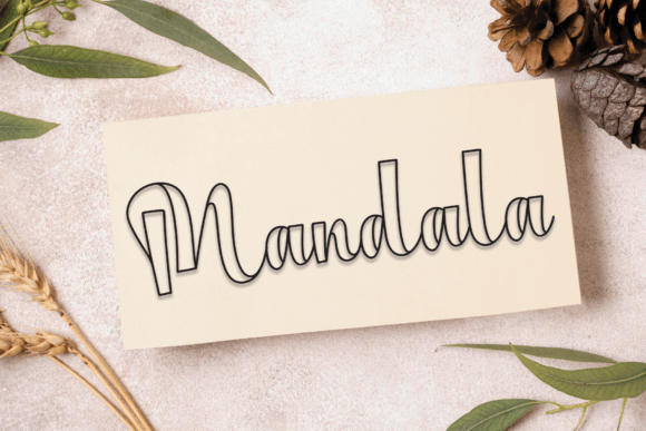 Pendant Font PNG with transparent background - Preview 2