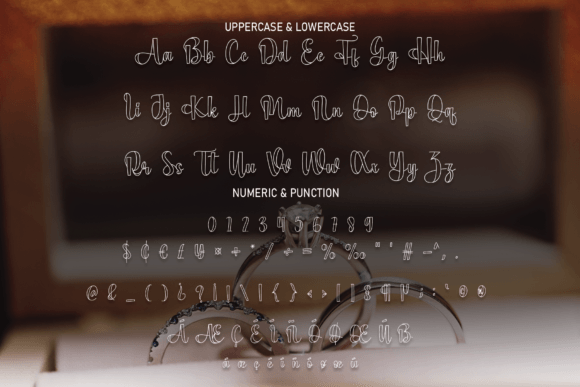Pendant Font PNG with transparent background - Preview 6