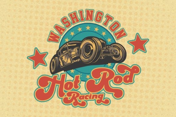 Retro Couture Font PNG with transparent background - Preview 5