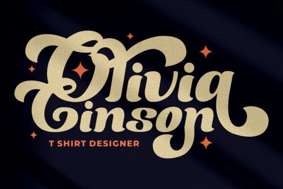 Retro Magaze Font PNG with transparent background - Preview 3
