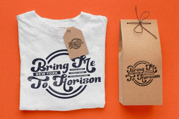 Retro Magaze Font PNG with transparent background - Preview 4