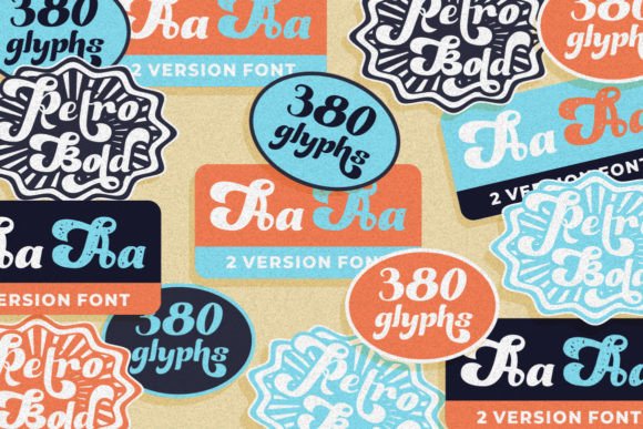 Retro Magaze Font PNG with transparent background - Preview 6