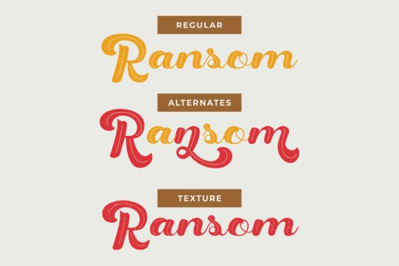 Retro Rocks Font PNG with transparent background - Preview 6