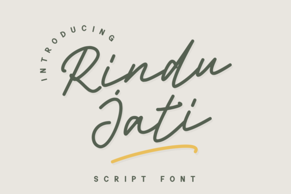 Rindu Jati Fonts