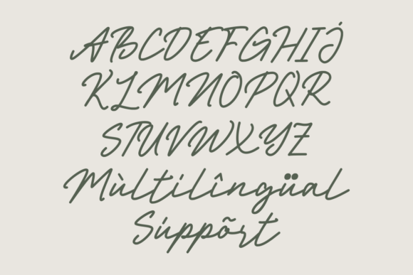 Rindu Jati Font PNG with transparent background - Preview 4