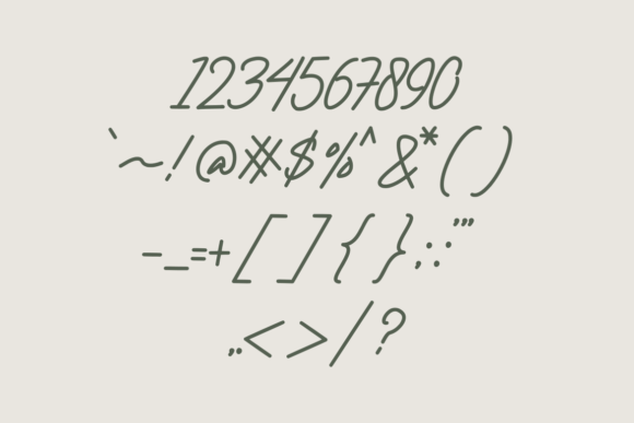Rindu Jati Font PNG with transparent background - Preview 6
