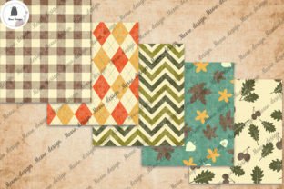 Vintage Autumn Digital Paper Graphic by MeowwDesign · Creative Fabrica