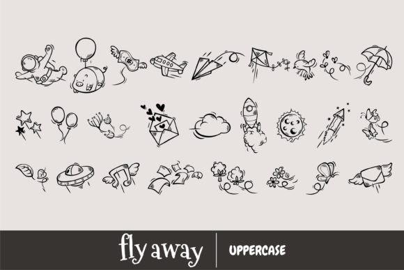 Fly Away Font - Preview 1