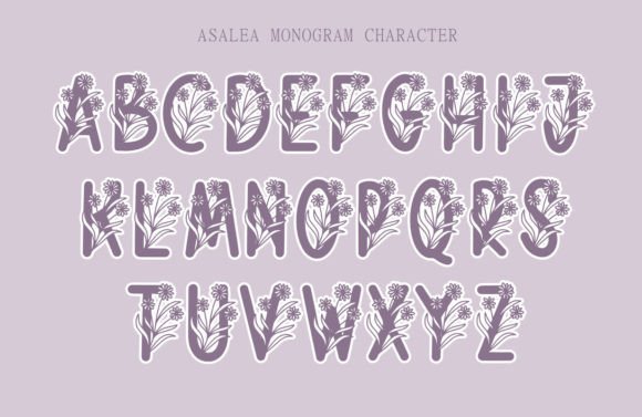Asalea Monogram Font - Preview 2