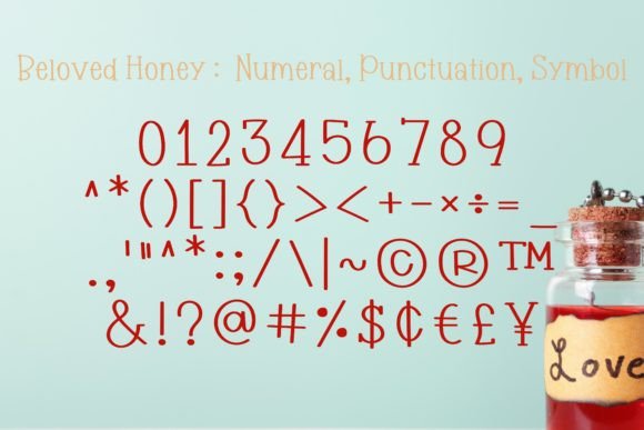 Beloved Honey Font - Preview 3