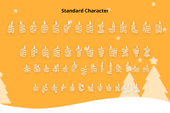 Christmas Tree Font - Preview 3