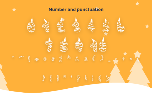 Christmas Tree Font - Preview 4
