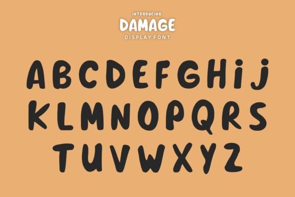 Damage Font - Preview 2