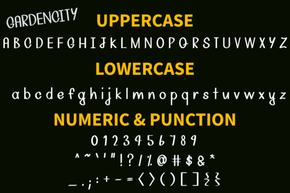 Gardencity Font - Preview 4