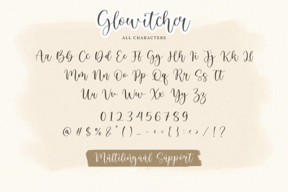 Glowitcher Font - Preview 5