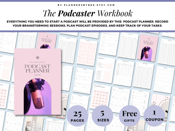 Podcast Planner Template, Episode Podca