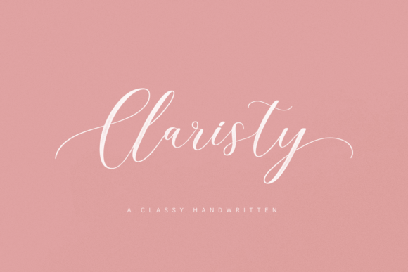 Clariesty Font PNG with transparent background - Preview 6