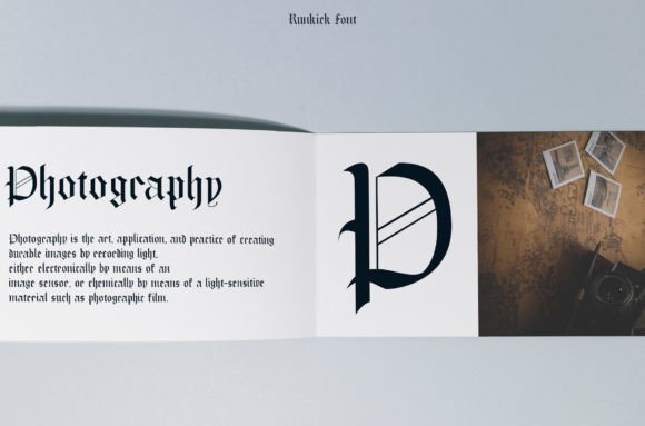 Runkick Font PNG with transparent background - Preview 3