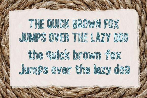 Sans Rope Font PNG with transparent background - Preview 3