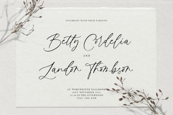 Adonitha Font - Preview 1