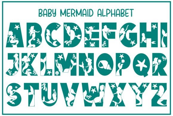 Baby Mermaid Font - Preview 1