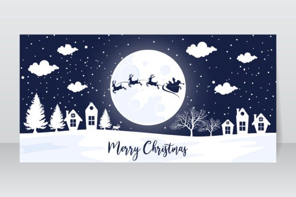 Christmas Greeting and Santa Claus