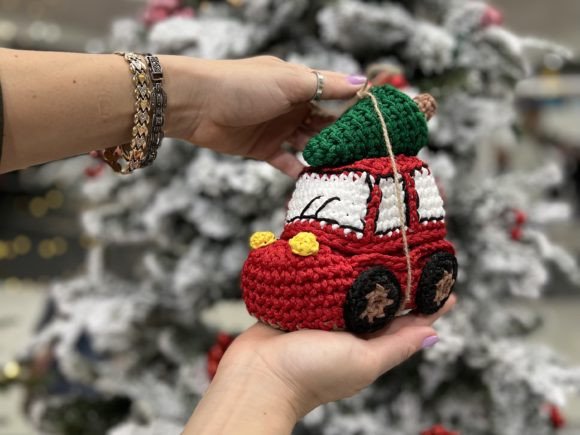Crochet Pattern Car Christmas Tree