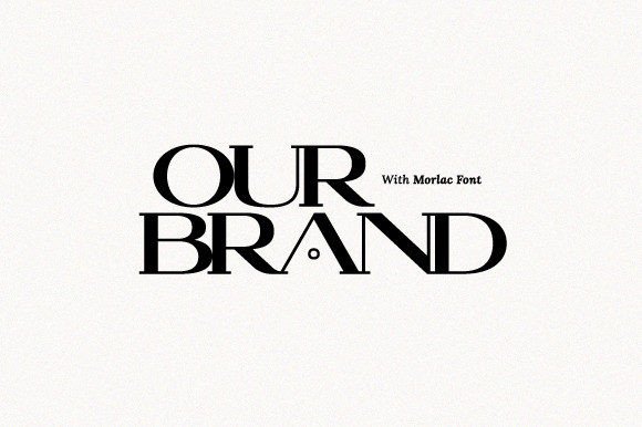 Morlac Font PNG with transparent background - Preview 4