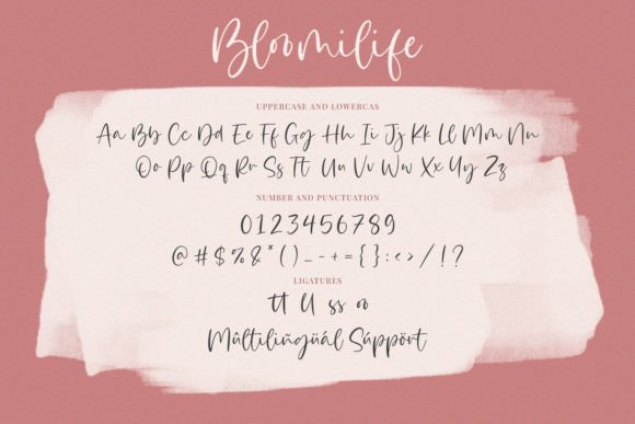 Bloomilife Font - Preview 5