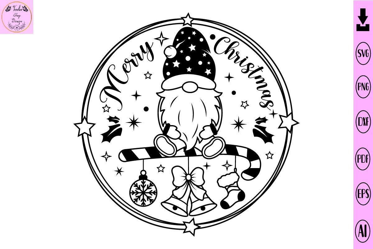Christmas Gnome Svg Christmas Svg Graphic by Tadashop Design · Creative ...