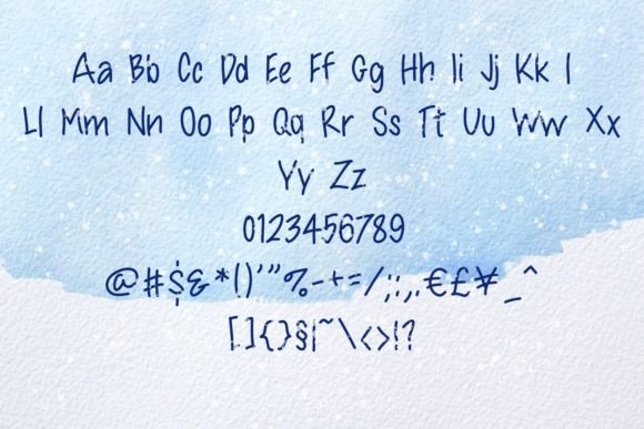 December Font - Preview 1