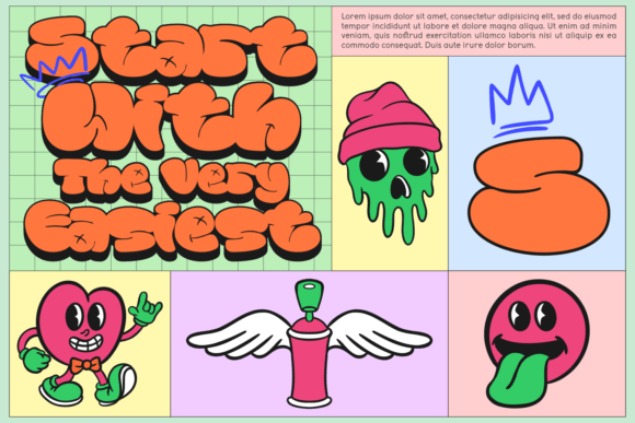 Mighty Rebel Font PNG with transparent background - Preview 1