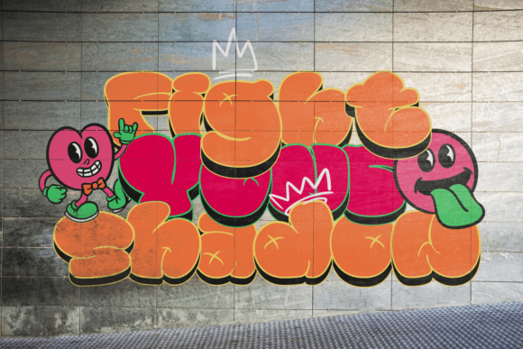 Mighty Rebel Font PNG with transparent background - Preview 3
