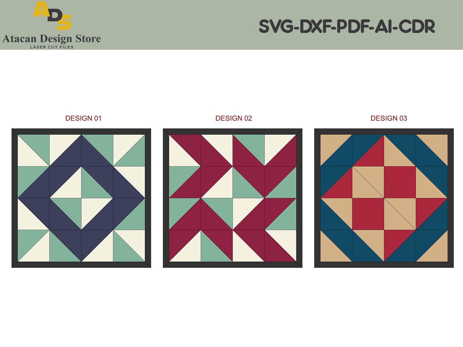 Modern Quilt Patterns / Geometric Quilt