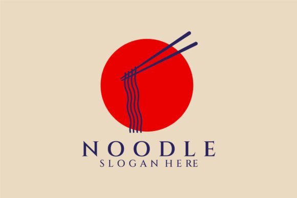 Noodle Vintage Logo, Icon and Symbol