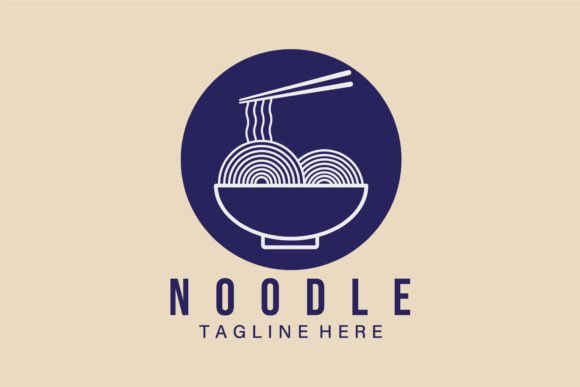 Noodle Vintage Logo, Icon and Symbol