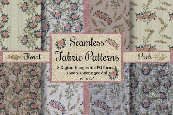Seamless Fabric Textures - Floral Pack