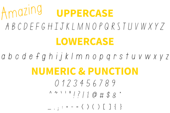 Amazing Font - Preview 4