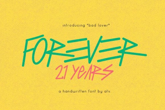 Bad Lover Font - Preview 1